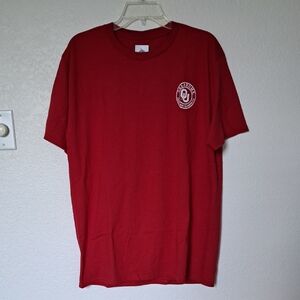 Men's Oklahoma University Graphic Short-Sleeve Tee in Red